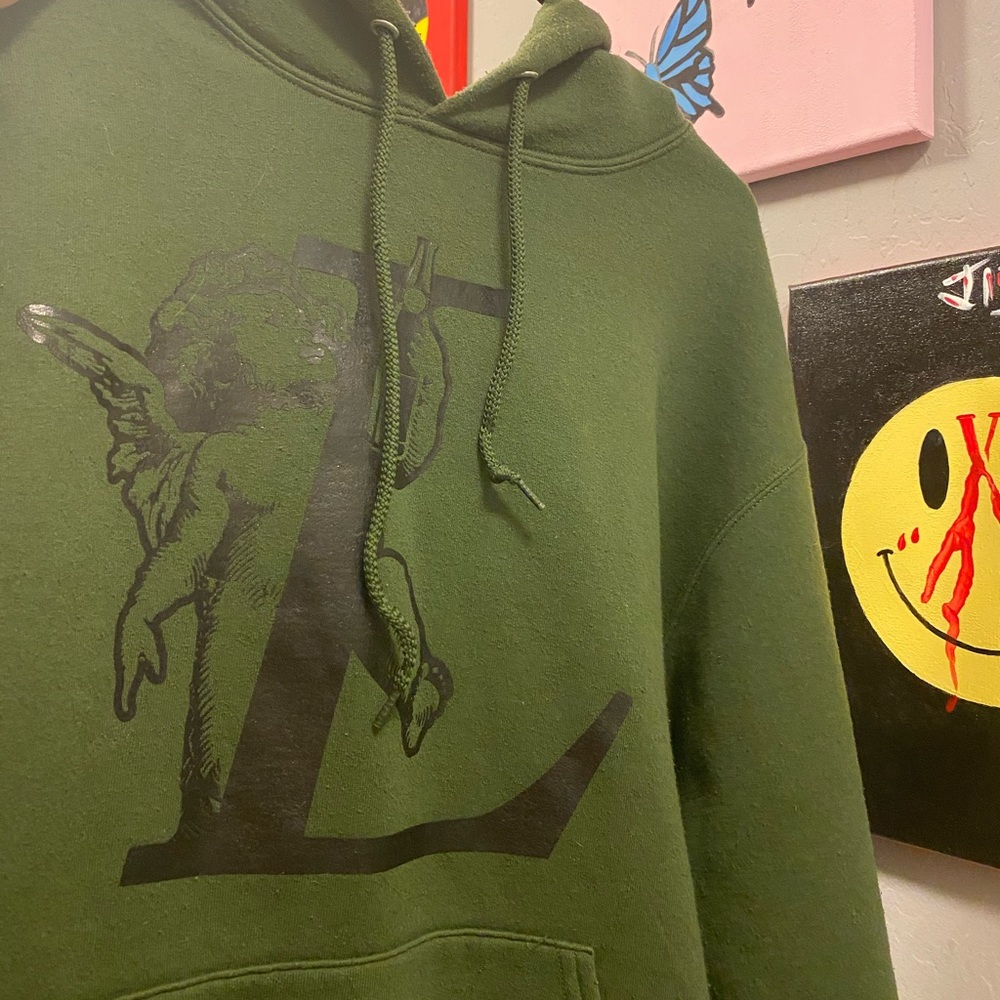 olive green angel jerzee